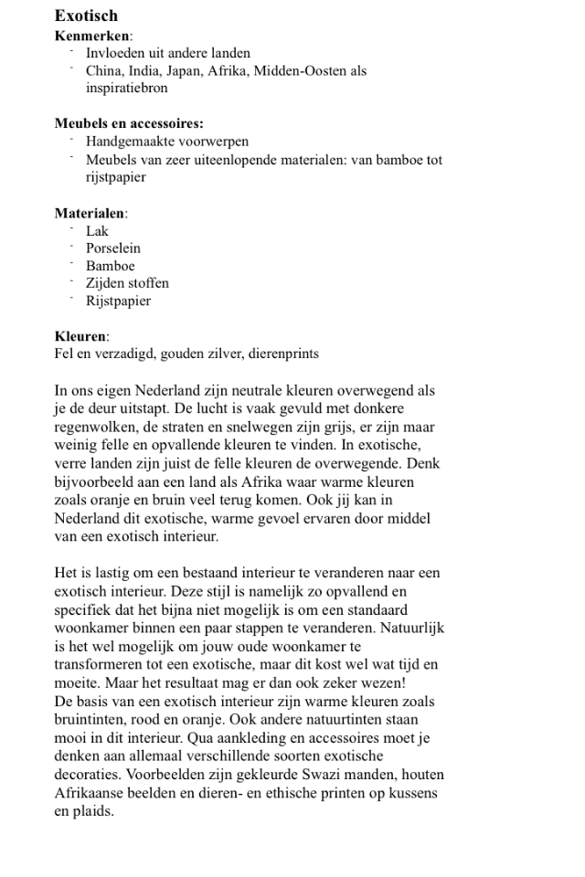 Exotische woonstijl mvl interieurstyling ridderkerk