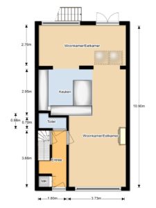 mvl interieurstyling mvl interieurstyling Floorplanner 3d impressie interieurplan