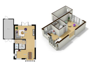mvl interieurstyling Floorplanner 3d impressie interieurplan