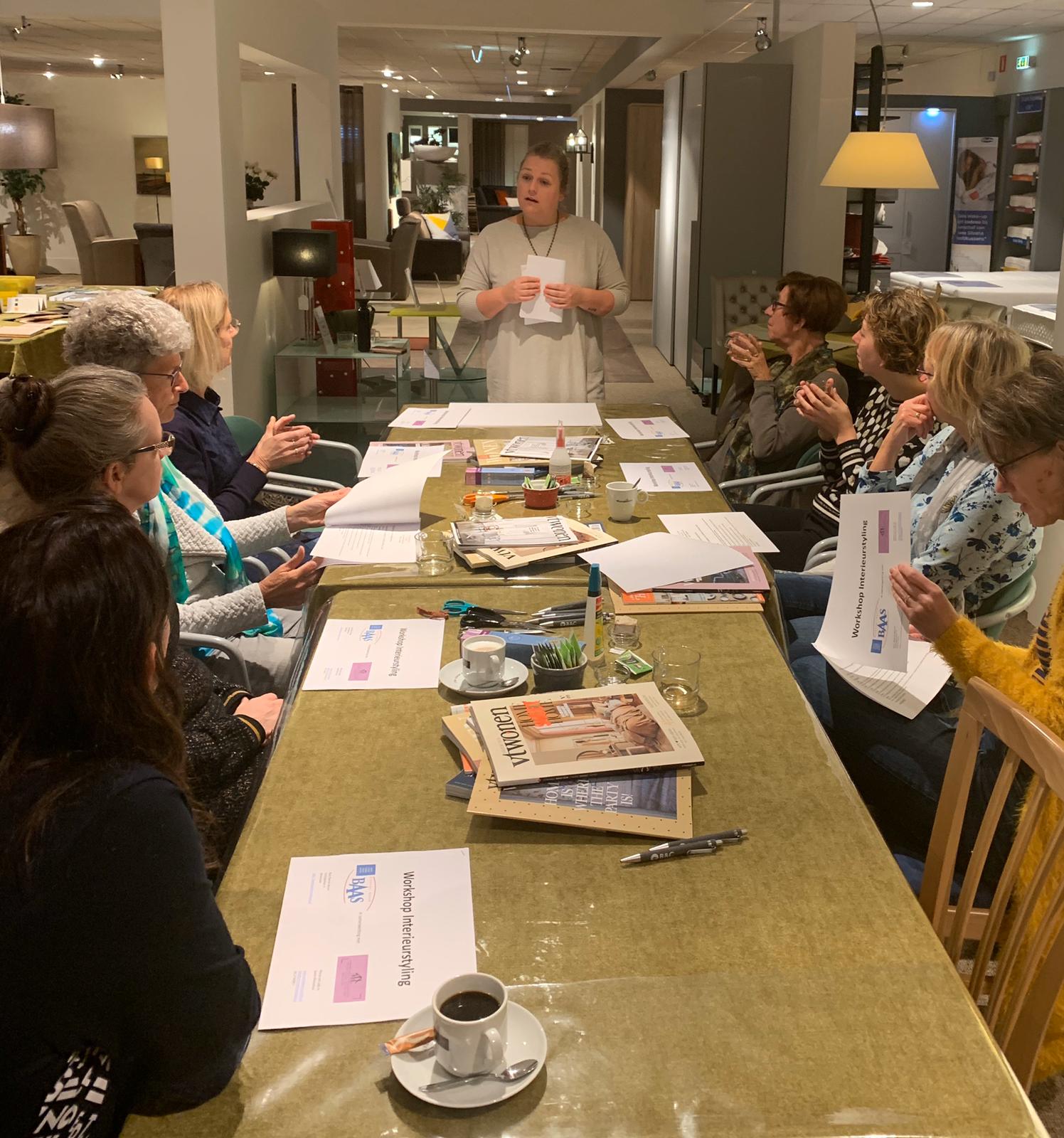 workshop interieurstyling modboard maken Ridderkerk Hoekse-Waard Hoekse Waard Sliedrecht Werkendam Papendrecht Numansdorp Alblasserdam workshop vrijgezellen feest babyshower